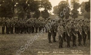 Soldiers of a Service Battalion Gloucestershire Re