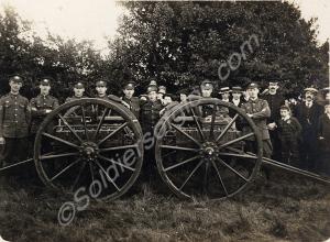 Territorial soldiers of the  Gloucestershire Regim