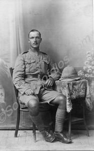 Sergeant Harry Millard. Written on reverse, "To Me