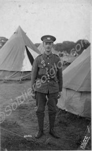 Soldier of the Gloucestershire Regiment, c.1914. P