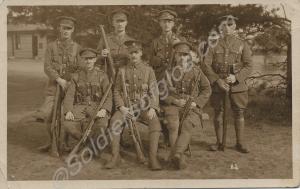 Musketry Course, Strenshall, York. July, 1918.
