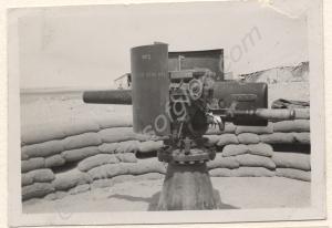Gun emplacement at Mersa Matruh. 2nd Battalion, Th