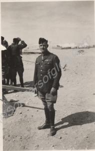 Lieutenant-Colonel L.H Cox at Mersa Matruh. 2nd Ba