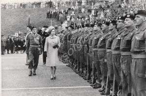 The opening of the Severn Bridge by Queen Elizabet