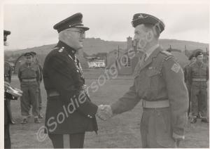 Captain L. Foreman of the Royal Army Pioneer Corps