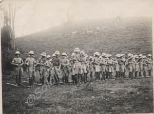 Taking a break. 1st Battalion, The Gloucestershire