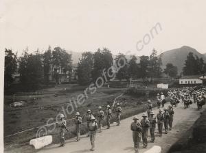 Funeral Parade, Wellington. 1st Battalion, The Glo