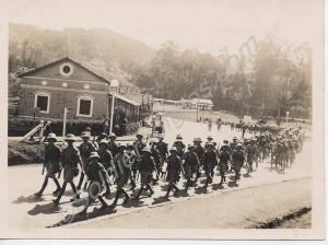 'C' Company march to Ooty. 1st Battalion, The Glou