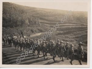 'C' Company marching to Ootacamund for training, W