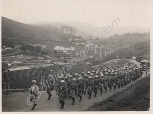 'C' Company march to Ooty. 1st Battalion, The Glou