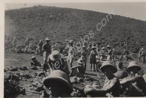 'C' Company march to Ooty, the half-way stop at a