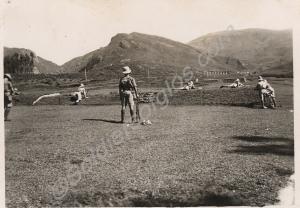 Rifle range at Wellington Barracks. 1st Battalion,