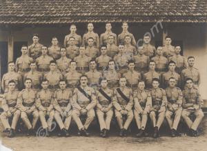 'No 7 Platoon 2nd Bn. Jhansi, India 1928'. 2nd Bat