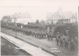 Route Marching. 1st Battalion, The Gloucestershire