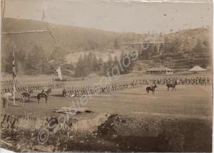 Parade at a hill station. 1st Battalion, The Glouc