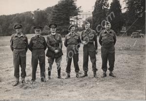 Officers of the Army Cadet Force. 'L to R. Major A