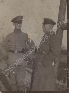 Two German officers. c.1914-1918.