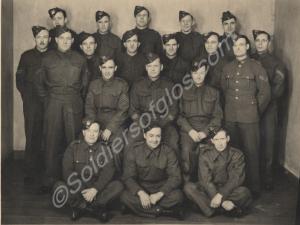 Group of soldiers. Reverse "HQ Staff 4 Ord Ld [?]