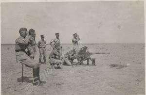 On exercise near Mersa Matruh. Testing the Hotchki