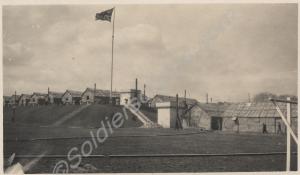 'Waterworks Camp February 1927. The Huts are grass