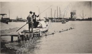 'A Sampan at Gangtzipo[?]'. 2nd Battalion, The Gl