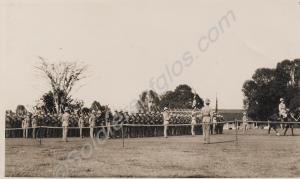 Parade ground.  1st Battalion, The Gloucestershire