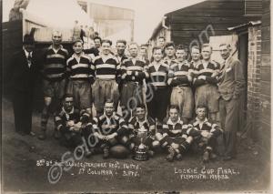 Rugby Team.  '2nd Bn The Gloucestershire Regt 14 P