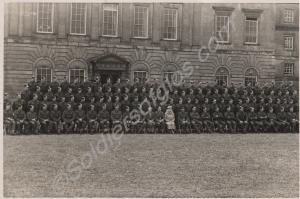 H.R.H. Queen Mary with 8th Battalion, The Gloucest