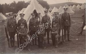 Camp scene, circa. 1908-1914. Territorial Battalio