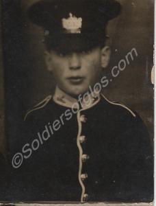 Young man in full dress Gloucestershire Regiment u
