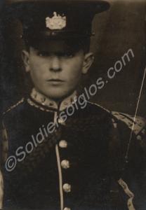 Young man in full dress Gloucestershire Regiment b