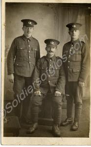 Three soldiers of 1/5th Battalion, The Gloucesters