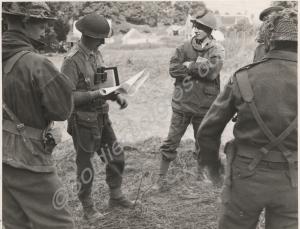 'Major (now Lt-Colonel) HARRISON holds a quick 'O'