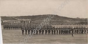 Back Badge Day Parade. "G" and "H" Companies, 1st
