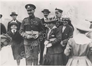 'C.S.M. W. Biddle M.C., D.C.M., M.M. and family a