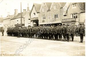 '7 Platoon B Coy 12th Glosters at Sodbury'. 12th B