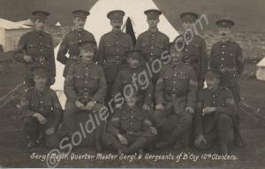 'Sergt. Major, Quarter Master Sergt and Sergeant o