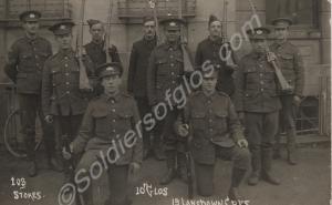 N.C.O.s and new recruits. 10th Battalion, The Glou