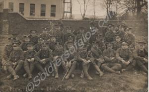 'No 2 Platoon No.1 Co 10th GLOSTERS 9-4-15'. 10th