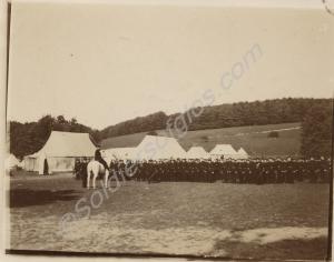 '5th Bn. Tidworth 1903 Col. Griffiths mounted C.O