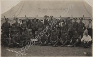 Sergeants' Mess. 'Lulworth 1911'. 5th (Territorial