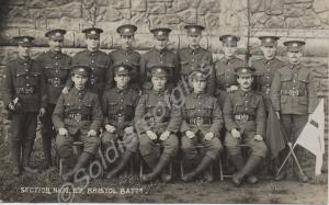 'SECTION NO 10 B.7. BRISTOL BATTN'. 12th Battalion