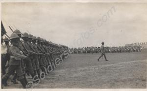 Captain Dan Burges leading his company. 2nd Battal