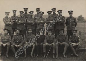 Officers, padre  and N.C.O.'s. 5th (Territorial) B