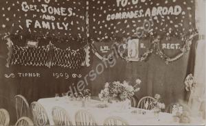 Party for Captain Jones at Tipnor, 1909. Addressed