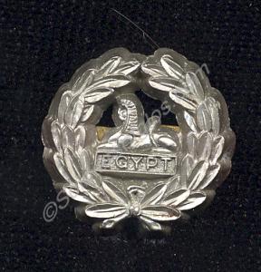 Plastic back badge. Home Guard and Home Service un