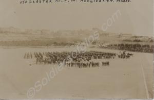 Mobilisation Parade.  2nd Battalion, The Glouceste