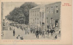 'Arrival of the 4th Gloucestershire Regt. at St.