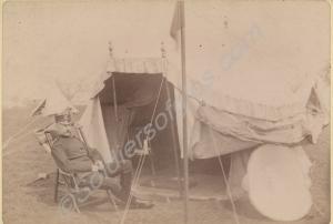 Camp scene. Lieutenant-Colonel T.W. Chester Master