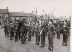 Inspection of  5th (Territorial) Battalion, The Gl
